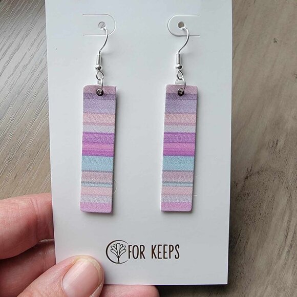 Leather Earrings - Picture 1 of 2